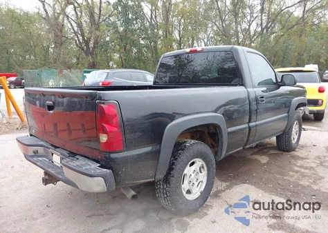 2004 Chevrolet Silverado 1500 Z71 из США, поврежденный, VIN 1GCEK14T44Z214971
